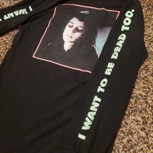 Beetlejuice Lydia Deetz "Ide rather be dead too" Long Sleeve Shirt